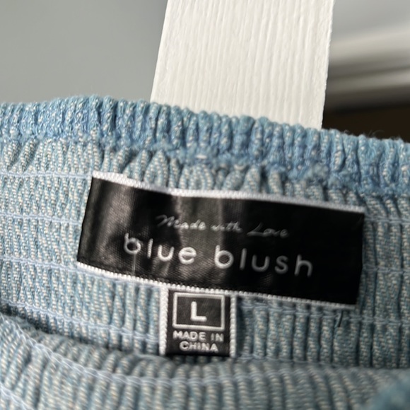 Blue Crush Smocked Denim Dress - Picture 3 of 4